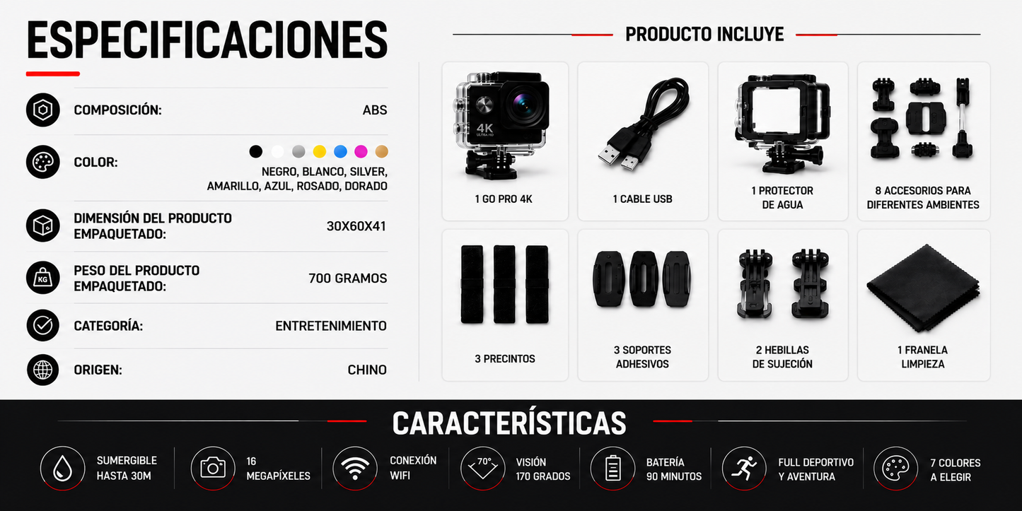 GO PRO 4K